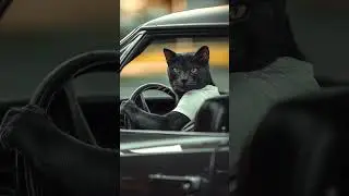 The Fast and the Furious  #cat #aiphotos #midjourney #animals #shorts