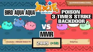 Axie Infinity - Bird Aqua Aqua Gameplay VS Poison Meta - BOXY BALI