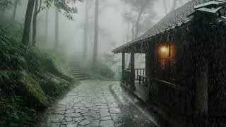 Fatigue &eacute;motionnelle &ndash; Pluie apaisante &ndash; Terrasse de la maison sous la pluie &ndash; Relaxation 💫🌧️