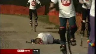 Scouts PowerBocking the Sport Relief Mile (PowerBocks)