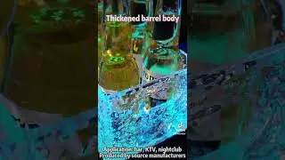 LED rechageable luminous crown ice bucket cooling bucket Champagne ice beer bucket suitable