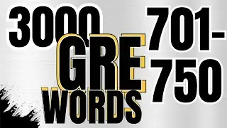 3000 Must-Know GRE Advanced Vocabulary Words | Boost Your Verbal Score Fast | GRE Words &Definition