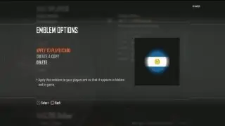 Call Of Duty Black Ops 2 : Argentina Flag Emblem Tutorial