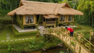 Building a Wooden Bridge to a Bamboo House | Woman&rsquo;s Full Transformation Journey