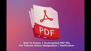 How To Create A Bookmarked PDF File