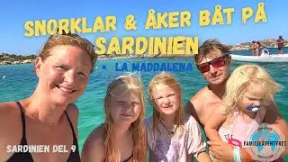 Snorklar och &aring;ker b&aring;t p&aring; Sardinien, La Maddalena. Sardinien del 9 - VLOGG