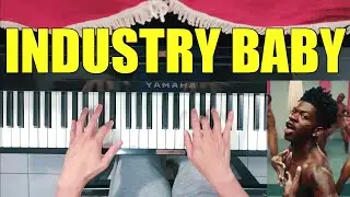 INDUSTRY BABY - Lil Nas X, Jack Harlow (Piano Version) #shorts