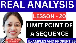 From Confusion to Clarity: Limit Point of a Sequence | Real Analysis | BSc | MSc | NET | IIT JAM
