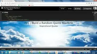 freeCodeCamp | Build a Random Quote Machine | Part 1