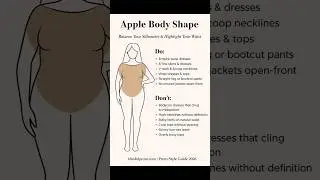 Apple Body Shape Outfit Guide 🍎👗 | What to Wear & Avoid