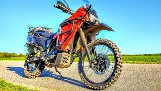 Тест и обзор KLR 650 HWY Death Wobble: шины Tusk D-Sport Adventure
