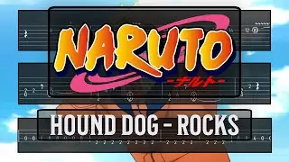[ TABS ] | Naruto OP 1 | Rocks - Hound Dog | Guitar & Bass arrangement