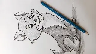 how to draw tom cat ||step by step easy drawing Jerry mouse