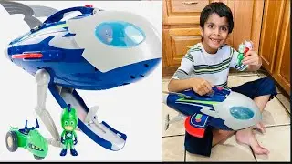 PJ Masks Super Moon Adventure HQ Rocket Ship Play Set Review|PJ Masks Super Moon Adventure HQ Rocket