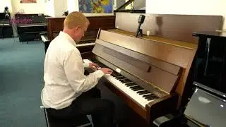 Kemble Upright Piano in Mahogany