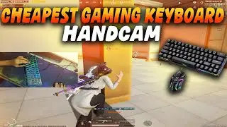 Cheapest 60% Gaming Keyboard Handcam - PUBG MOBILE 120 FPS + HDR - BEST EMULATOR GAMEPLAY .