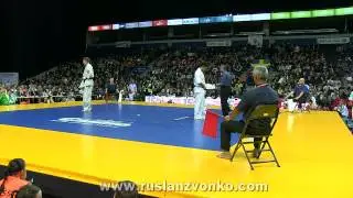 The 5th Karate World Cup 1/8 man heavyweight 4 Secinski-Shimamoto