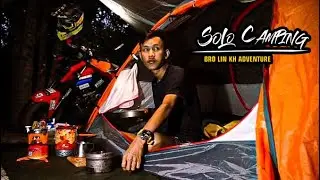 Solo Camping Relaxing a Rain, Cooking, ASMK