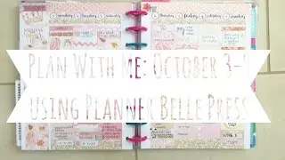 Plan with me (Heleina) | Feat. Planner Belle Press