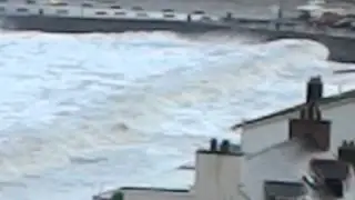 Saundersfoot harbour from Garth verranda