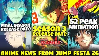 Mashle Magic & Muscles S3 & Kaiju No.8 Final Season Release Date | Sakamoto Days S2 | Sam Boy