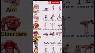 Full Body Workout Routine | Fat Loss & Muscle Gain ⚡️ #gym #instagram #shorts #bodybuilding
