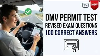 DMV Permit Test Revised Exam Questions with 100 Correct Answers7