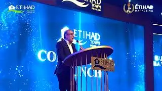 CEO, Etihad Marketing, Zeeshan Ahsan Butt, at the Commercial Launch Event of Etihad Town Phase 3.