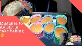 REALIZE MISTAKES IN CAKE BAKING!