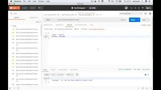How to use POSTMAN and simulate Flask API Endpoints