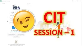 CIT SESSION 1 || DO IT YOURSELF || ERA || KYP