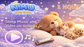 NIMU Baby Sleep 🧸 | Music Video  with | Harmonica 1 Hour