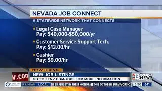 Nevada Job Connect listings for April 2