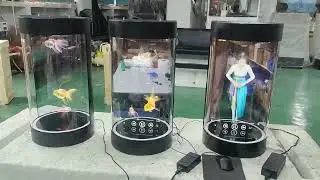 21.5inch Lcd Screen 3D Hologram Display Cylindrical Ai deepseek/chat gpt Interaction