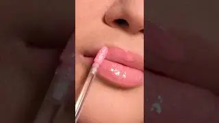 morphe pink dripglass gloss 🩷#morphe #lipgloss #shortsfeed #shortvideo