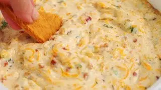 Warm Ranch Crack Dip Recipe With Bacon And Cream Cheese