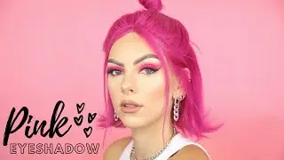 PINK EYESHADOW TUTORIAL + TESTING NEW MAKEUP | ad