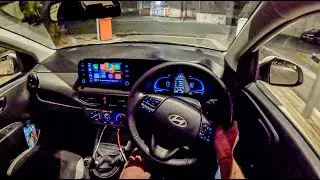 Hyundai i10 In Cyprus 🇨🇾 Night (1.0 MPI 67 hp) | POV Test Drive #2418 Joe Black
