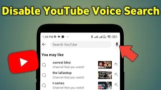 Youtube Voice Search Settings | Youtube Voice Response Kaise Band Kare