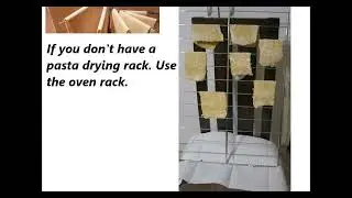 If you don't have a pasta drying rack