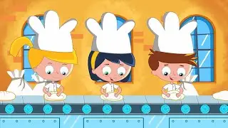 Wir backen Brot - kinderlieder Kinderwelt TV