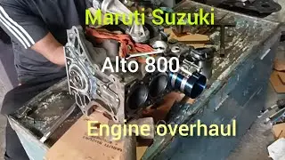 Alto 800 engine rebuild :installing Crankshaft /Maruti Alto 800 engine overhaul no 9205819741