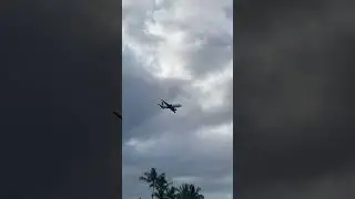 Plane coming in hot to Hilo Hawaii Airport, Hilo, Hawaii, 2025
