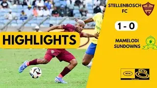 Stellenbosch FC vs Mamelodi Sundowns | MTN8 Semi-Final Highlights | September 1, 2024 2nd Leg