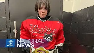 13-year-old goalie hopes to represent at 2025 National Aboriginal Hockey Championship | APTN News