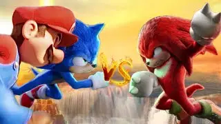 Mario and Sonic vs Knuckles