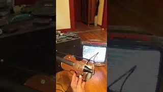 Circuit Bent Drone Bass Synth Violin V2 (video take 2)