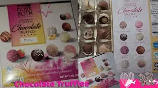 Moser Roth Luxurious European Chocolate Truffles 🍫Privat Chocolatiers #fairtrade #chocolatetruffles