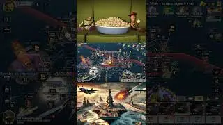 burning a 600m+ whale (lvl60) on sea  #warpathgame #warpath #whale  #gaming  #warpathgameplay #edit