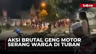 NGERI!! Geng Motor Ngamuk dan Serang Warkop di Tuban | Berita Utama Kriminal